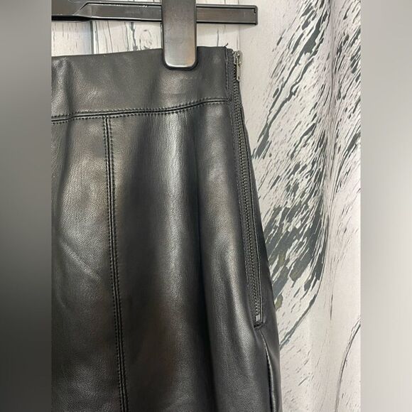 TopShop Faux Leather Skinny Pants 8 - Picture 5 of 8